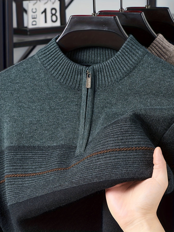 Oscar | Zip-Neck Sweater