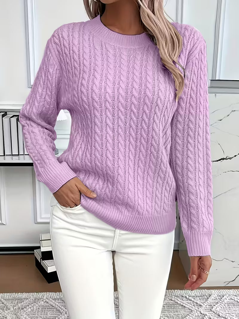 ADRIANA – KABELBREI COZY LANGERMIG TRUI