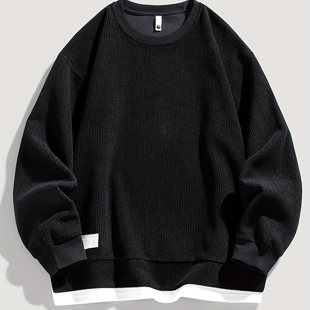 Harvey | Gelaagde Crewneck Sweatshirt