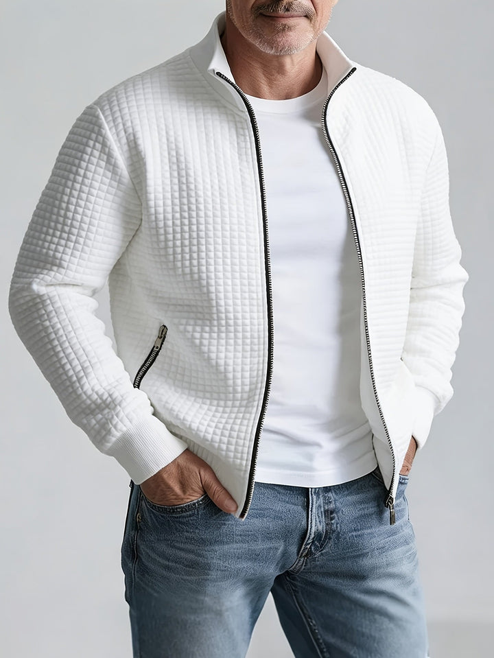 Sullivan | Textured Stand-Collar Jast