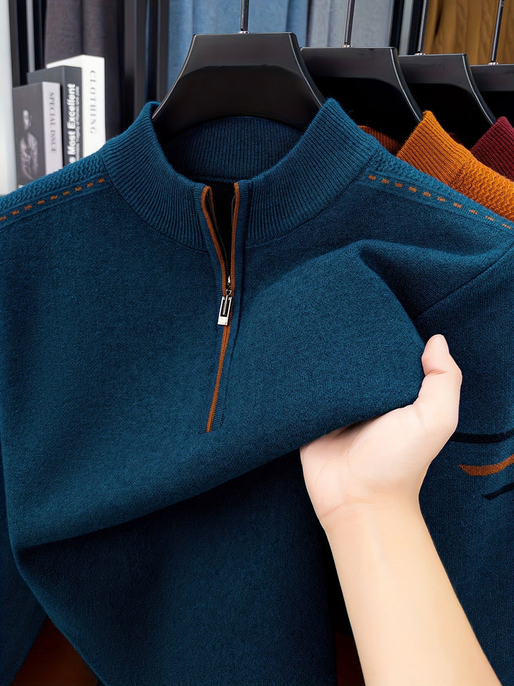 Daniel | Half-Zip Gebreide Trui