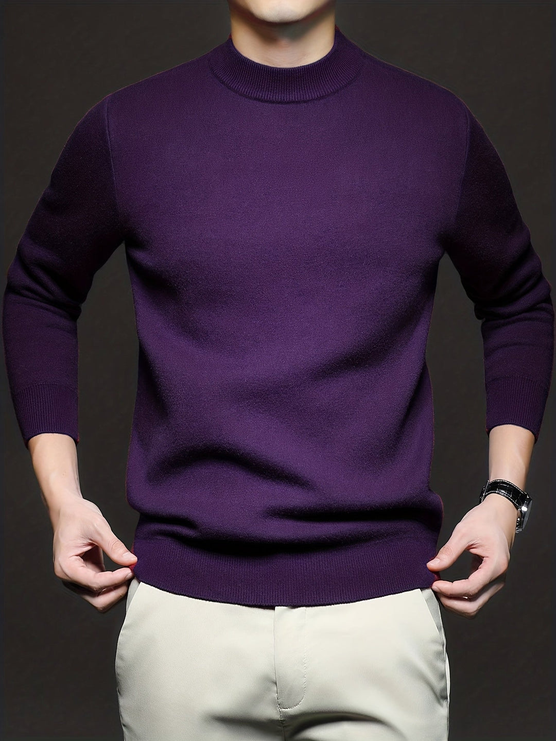 Russell | Verfijnde Mock-Neck Trui