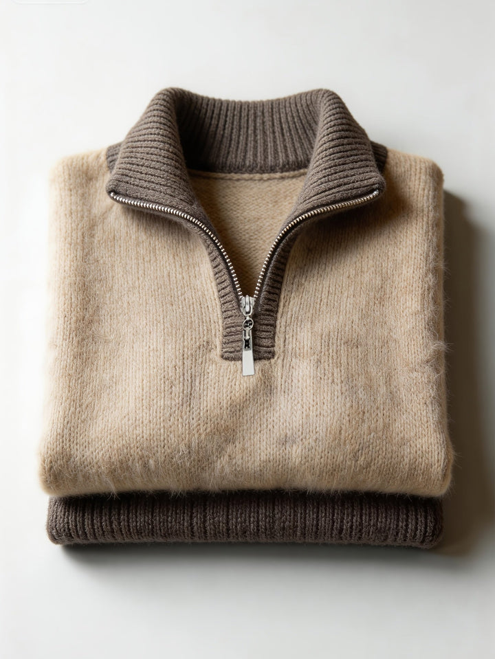 Cecily | Ontspannen Half-Zip Trui