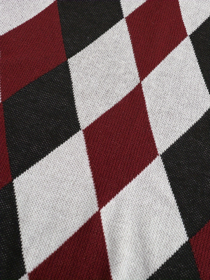 Chandler | Klassieke Argyle Sweater Vest