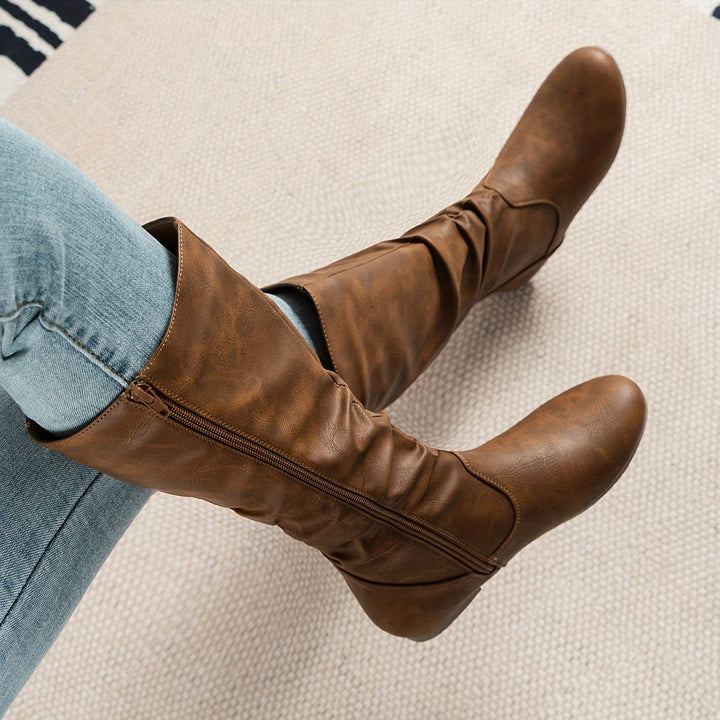 Maureen | Slouchy Mid-Calf Boots