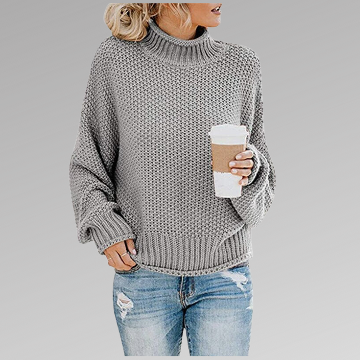 Dames Chunky Kabelgebreide Coltrui