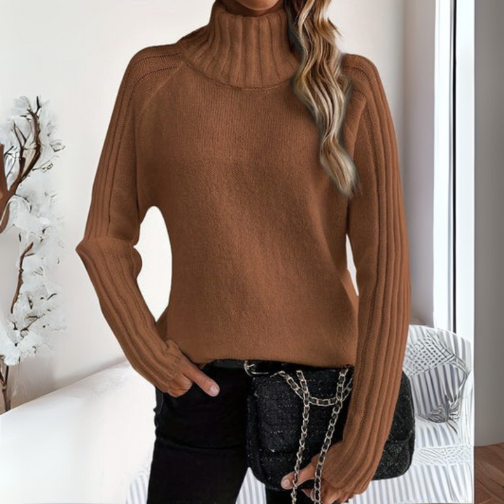 LILLIAN – RIBBELDE TURTLENECK BREI TRUI