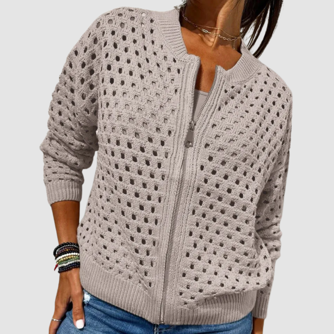 Gracie | Premium Gebreide Hole Cardigan