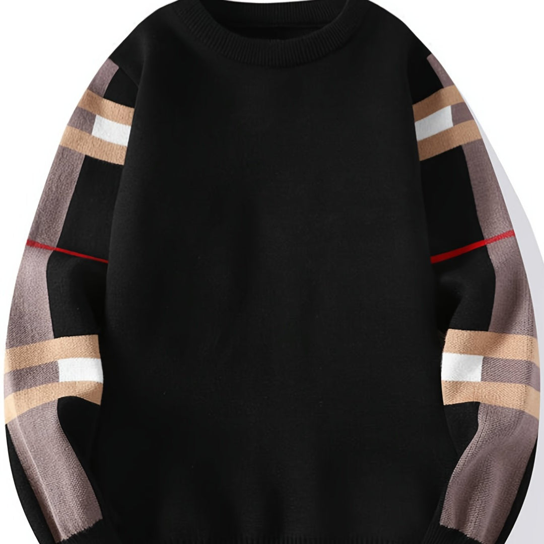 Gebreide Trui Heren - Retro Kabeldesign voor Herfstmode - Regular Fit - Puento Fortade - TP - Essential