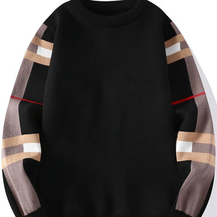 Gebreide Trui Heren - Retro Kabeldesign voor Herfstmode - Regular Fit - Puento Fortade - TP - Essential