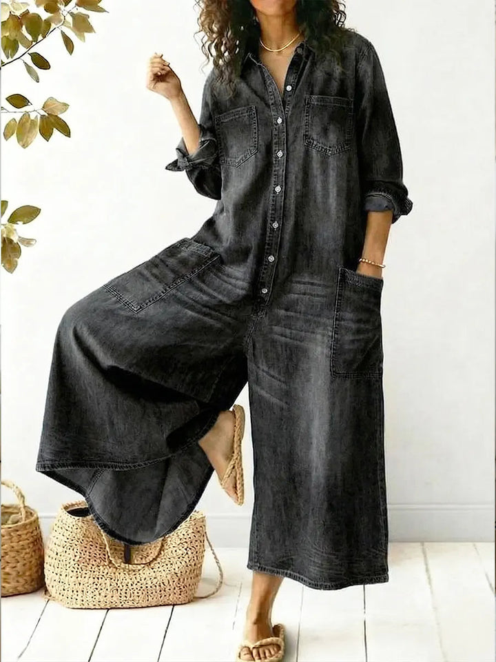 KATOENEN JUMPSUIT VOOR VROUWEN