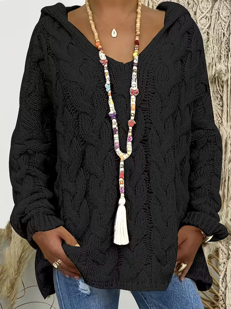 ISLA – CHUNKY BREI HOODED SWEATER