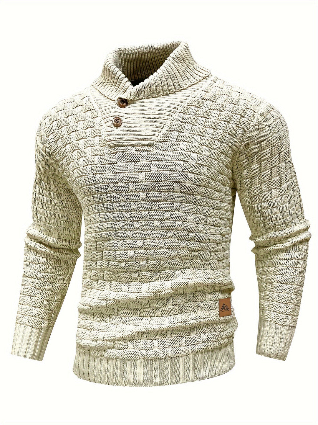 Alistair | Textured Shawl-Collar Sweater