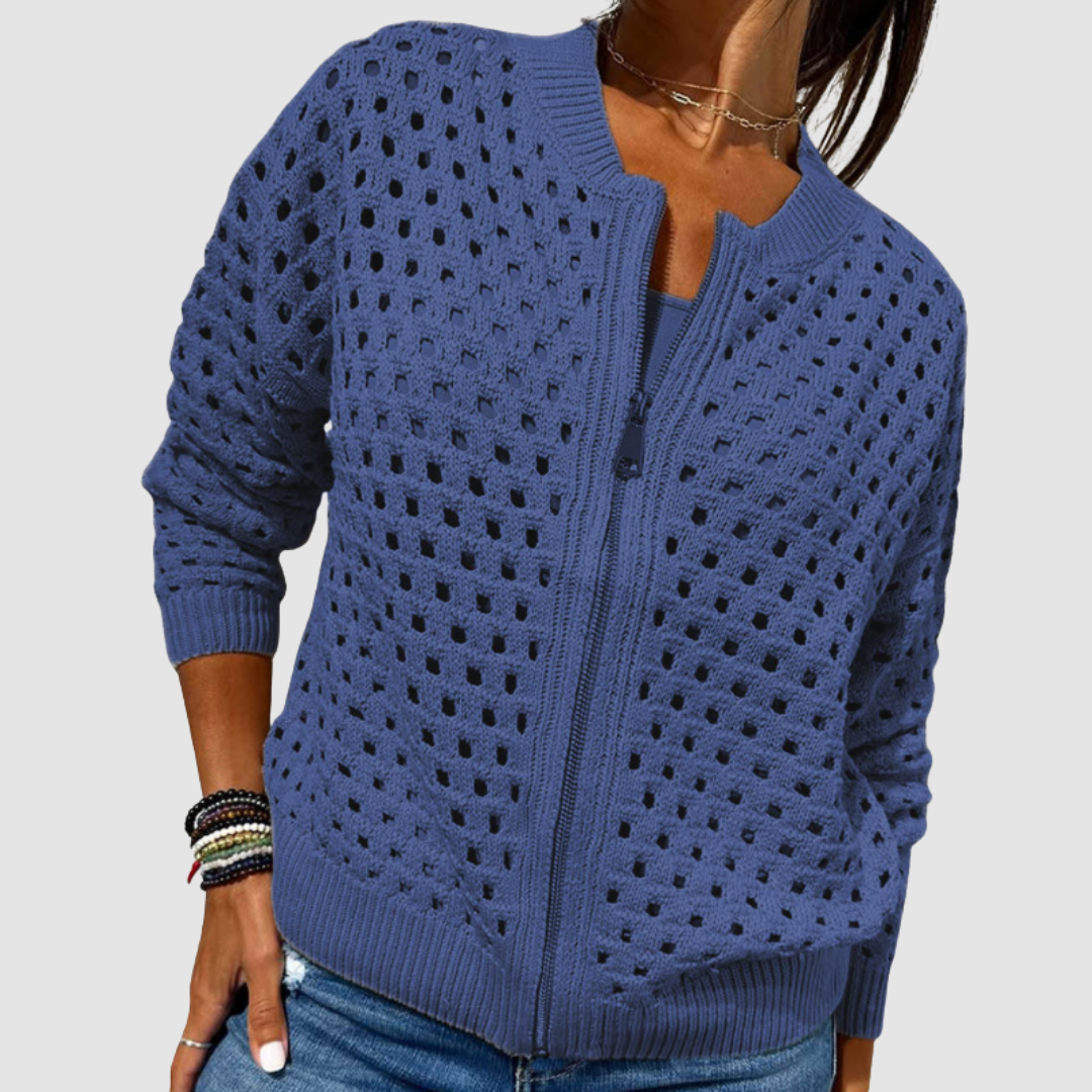 Gracie | Premium Gebreide Hole Cardigan