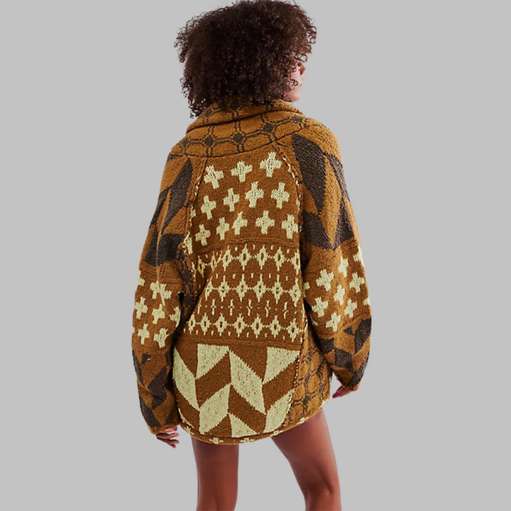KYLINE – DUIDELIJKE GEOMETRISCHE CARDIGAN