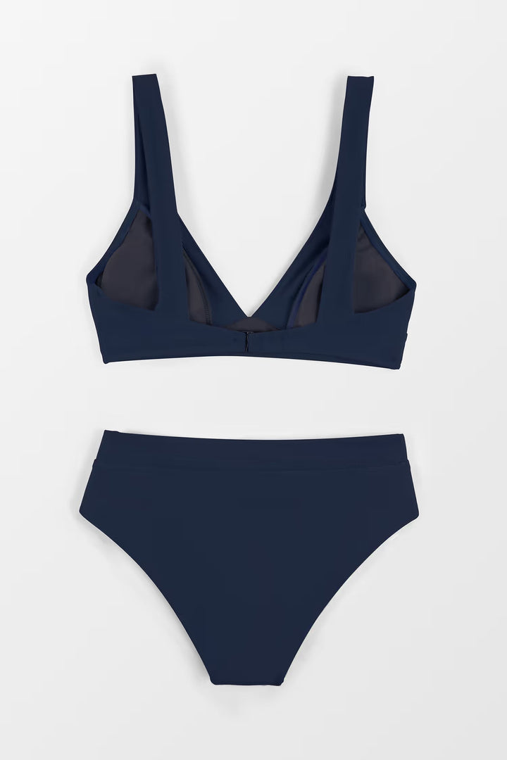 Bikini Met V Hals En Hoge Taille Voor Dames In De Zomer
