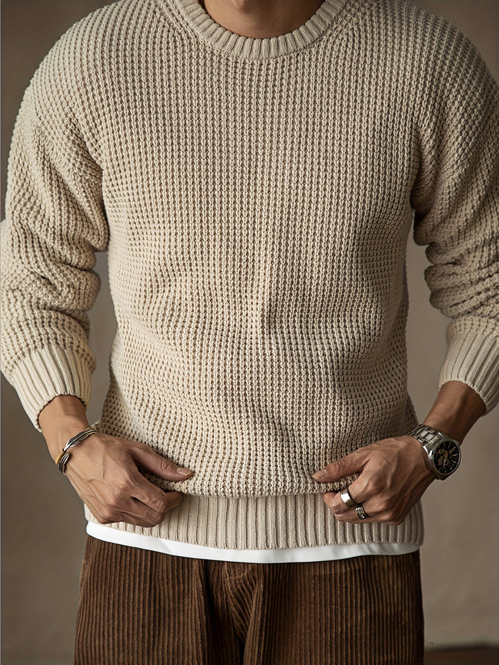 Trui Heren - Gestreepte Slim Fit voor Herfstlooks - Slim Fit - Puento Fortade - TP - Essential