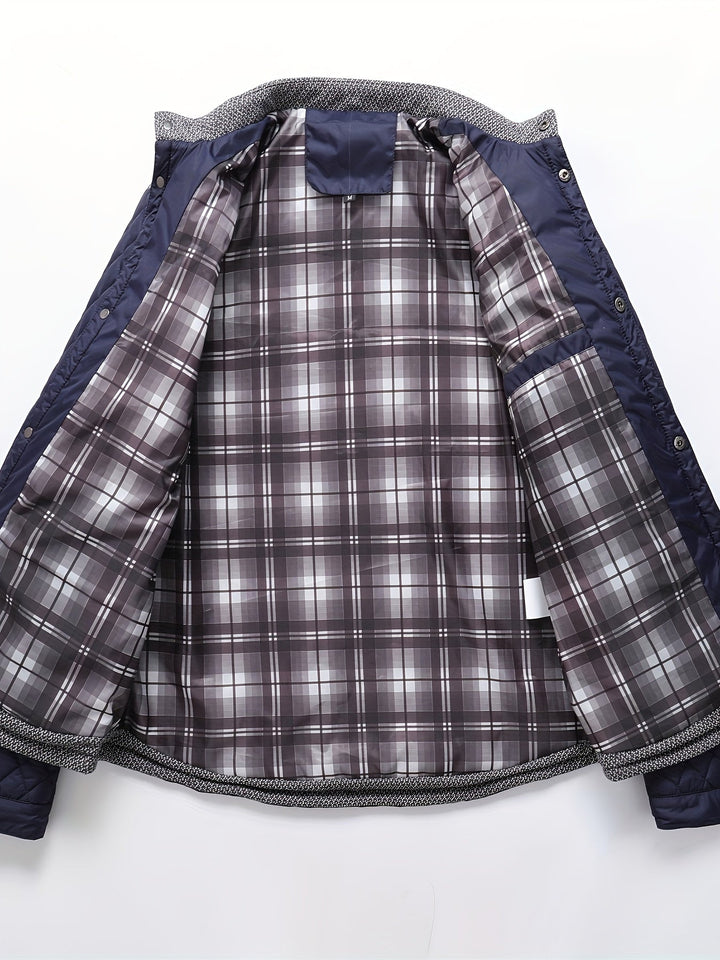 Alden | Gequilt Jack met Staande Kraag
