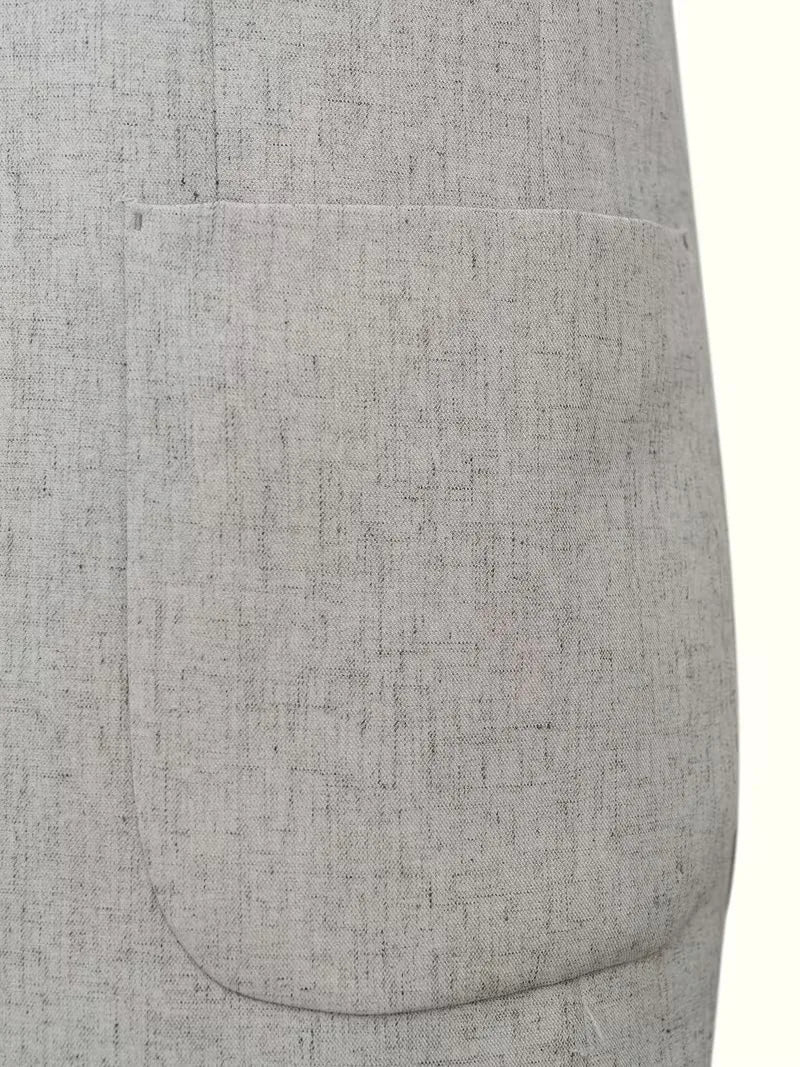 Linnen colbert slim fit