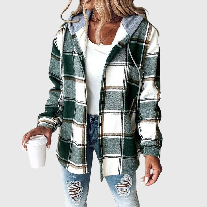 MORGAN – CASUAL GERUITE HOODIE SHIRT JACKET
