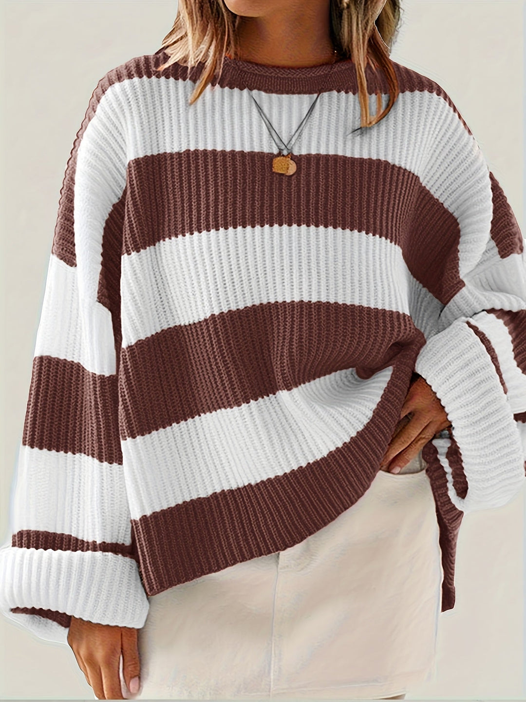Ivy | Ontspannen Colorblock Trui