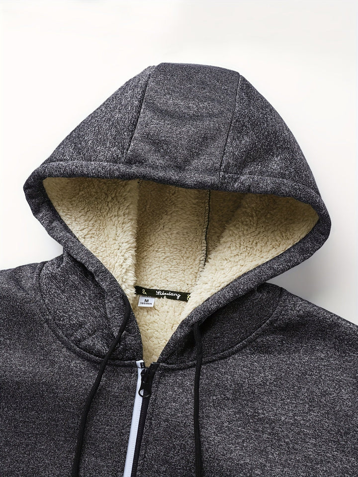 Russell | Gezellige Hooded Zip-Up Jast