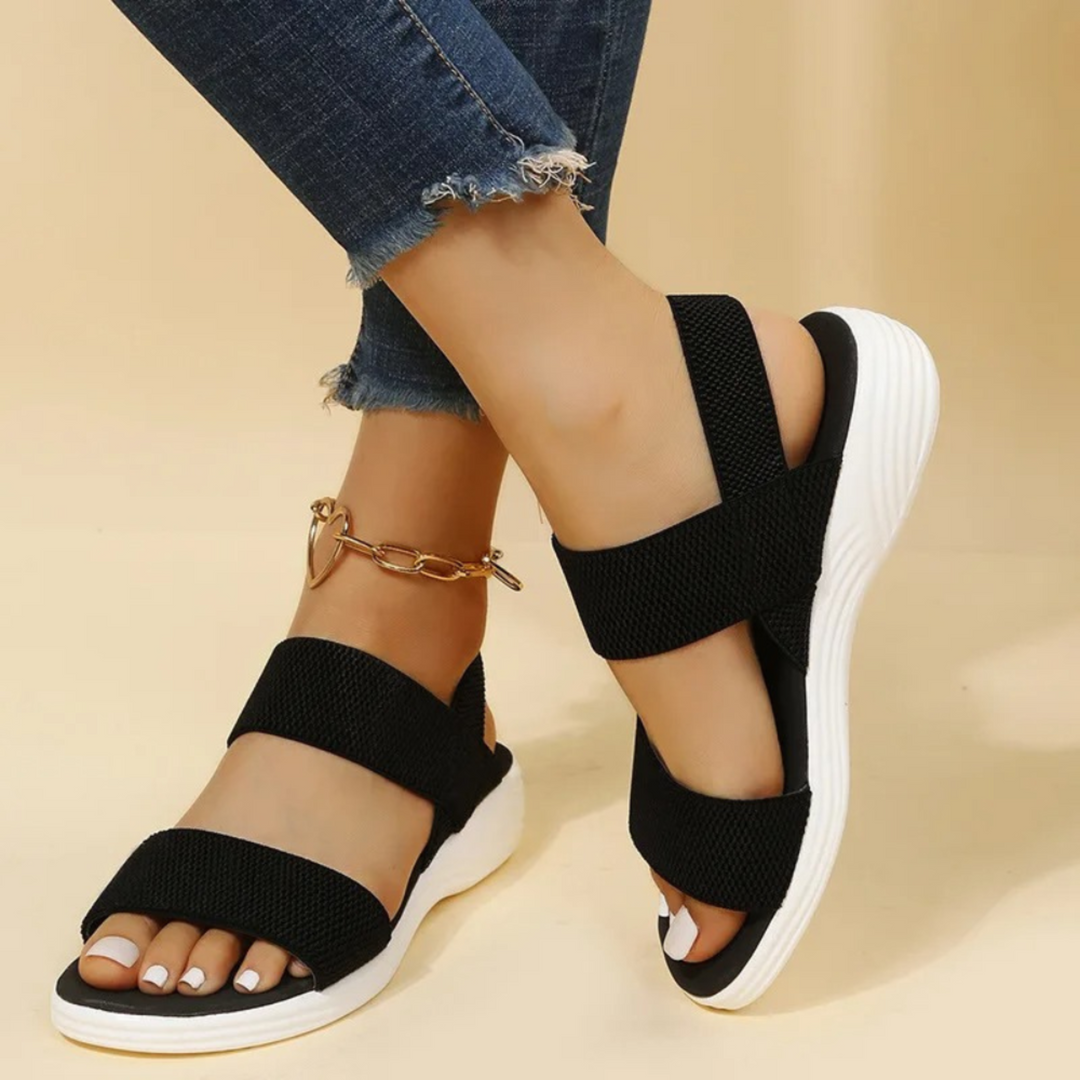 Wandelsandalen Met Elastische Band Voor Dames In De Zomer