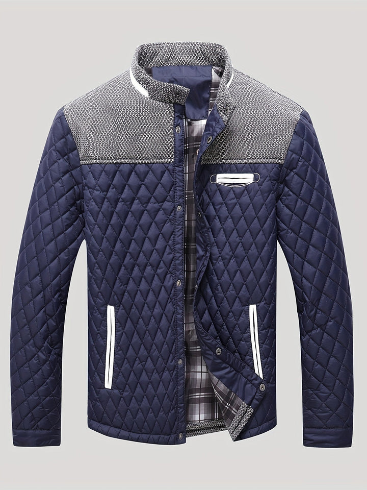 Alden | Gequilt Jack met Staande Kraag
