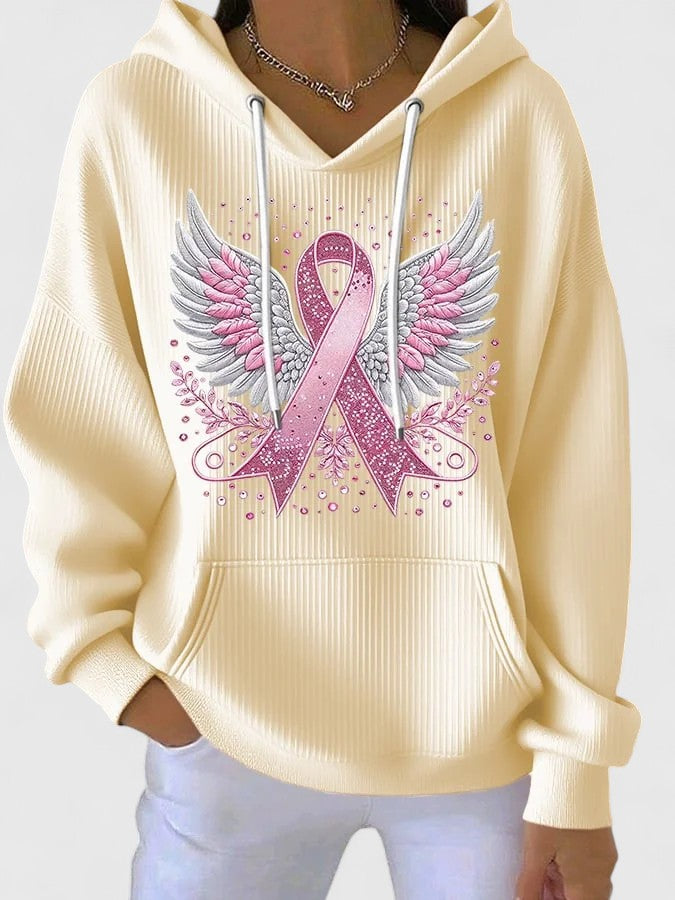 MORGAN – PINK RIBBON ENGELENVLEUGELS HOODIE