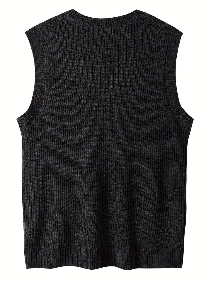 Ellis | Klassieke V-hals Sweater Vest