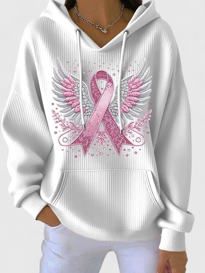 MORGAN – PINK RIBBON ENGELENVLEUGELS HOODIE