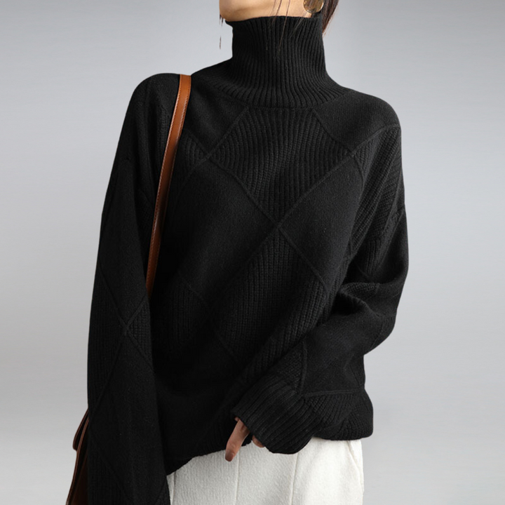 Mara Luxe Textured Wintertrui