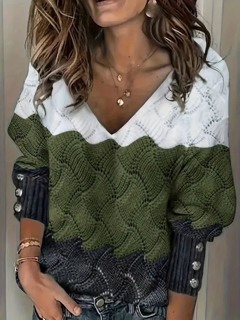EMMA – COZY CHIC WAVE BREI SWEATER