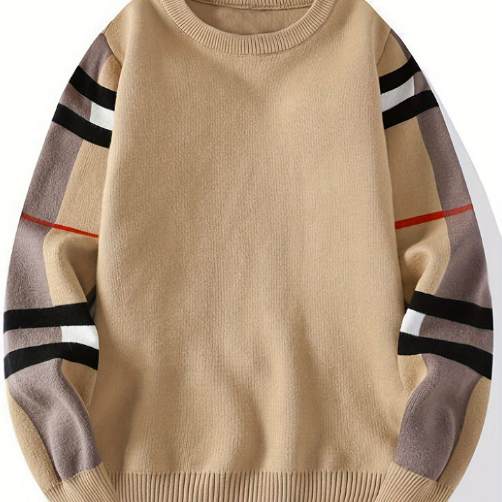 Gebreide Trui Heren - Retro Kabeldesign voor Herfstmode - Regular Fit - Puento Fortade - TP - Essential