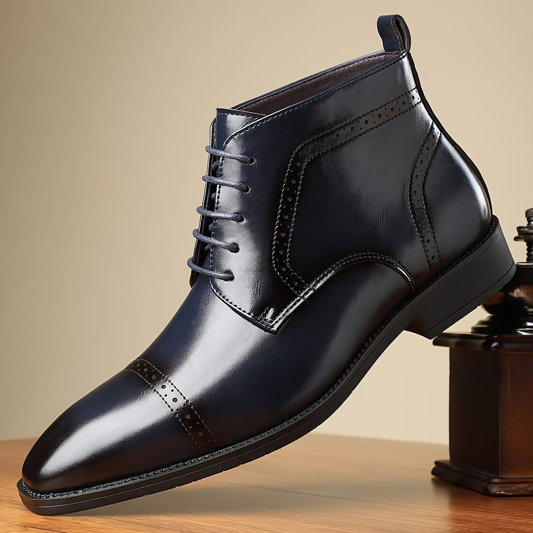 Everly | Verfijnde Cap-Toe Enkellaarsjes