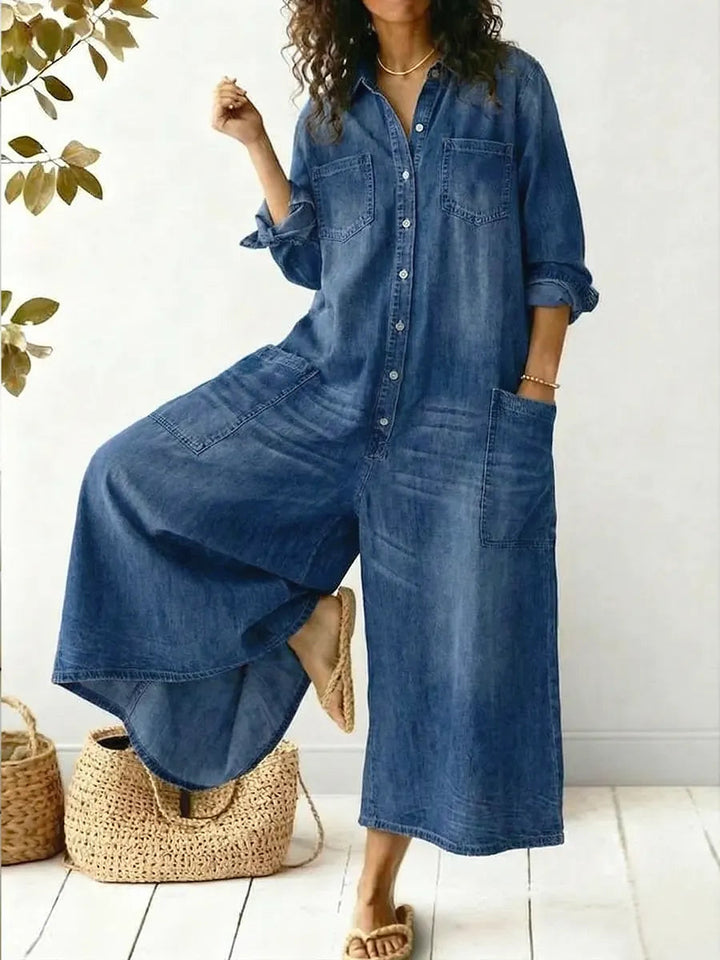 KATOENEN JUMPSUIT VOOR VROUWEN