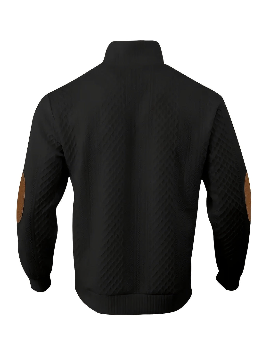 Ronan | Staande Kraag Knop Henley Trui