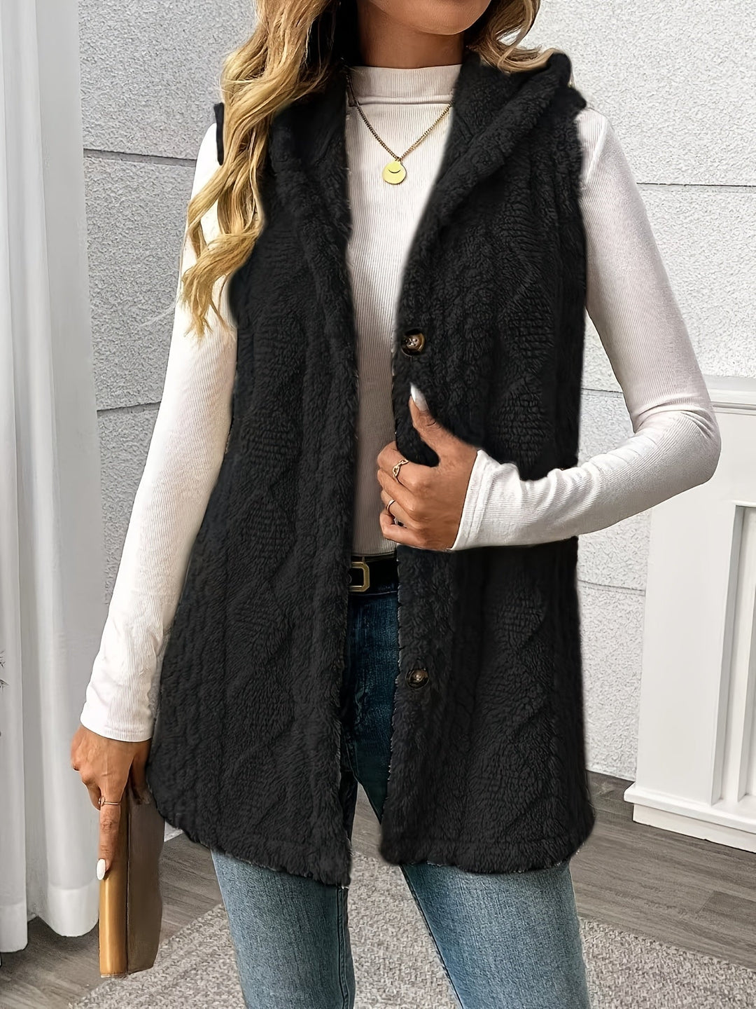 Lorna | Gezellige Gevoerde Mouwloze Vest