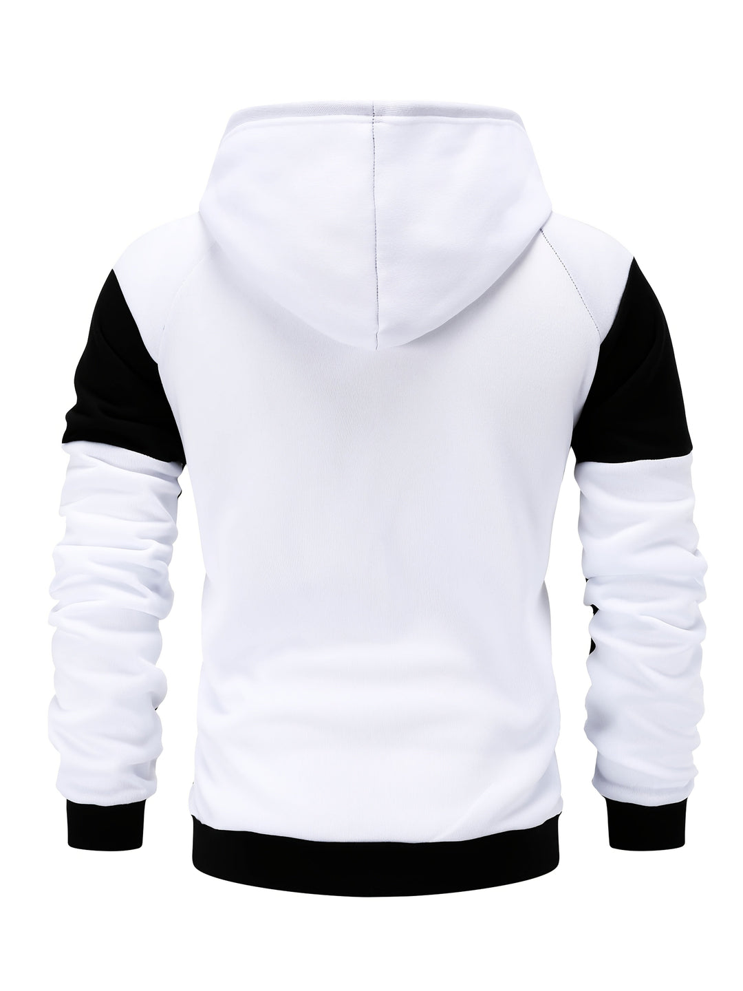 Bryce | Kleurblok Rits-Hoodie Jas