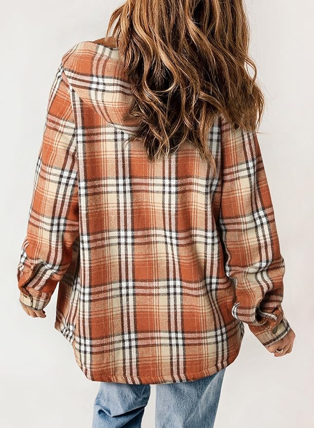 Elvessa | Geruite Flanel Jas