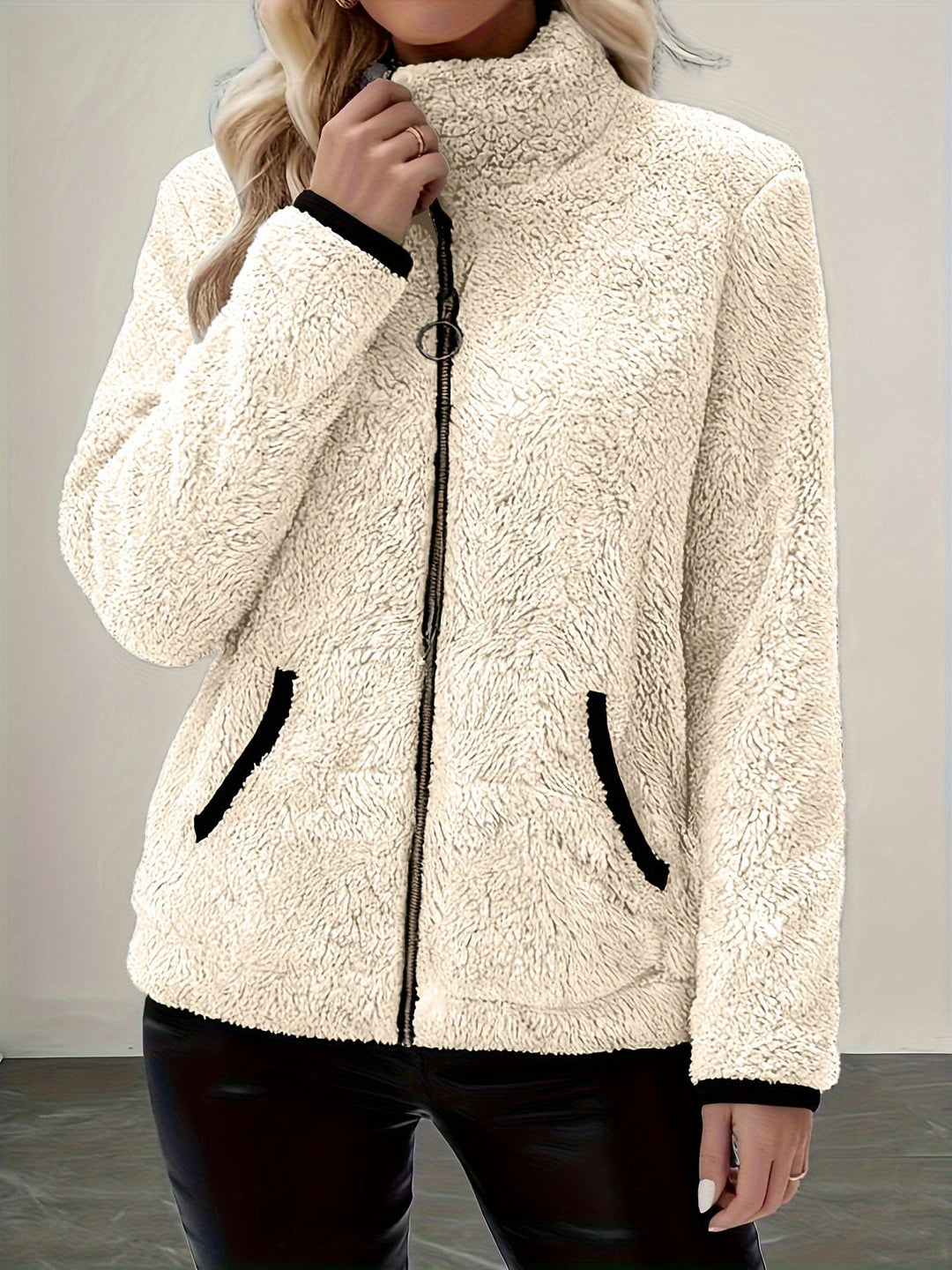 Simone | Gezellige Zip-Up Jas