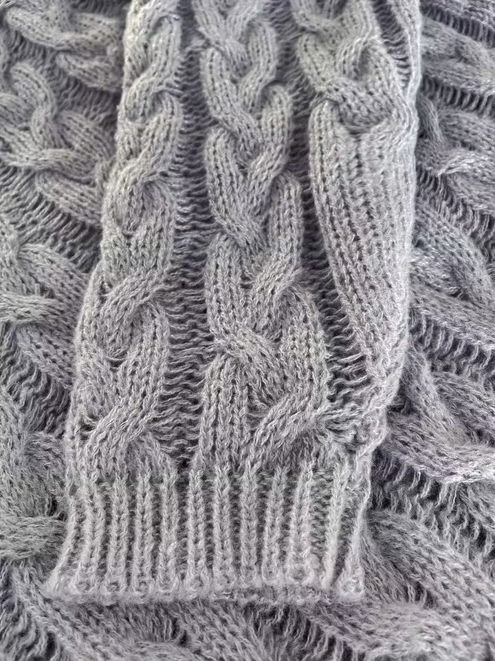 ISLA – CHUNKY BREI HOODED SWEATER