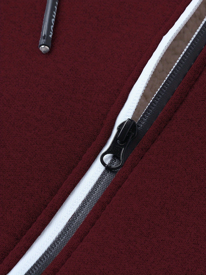 Russell | Gezellige Hooded Zip-Up Jast