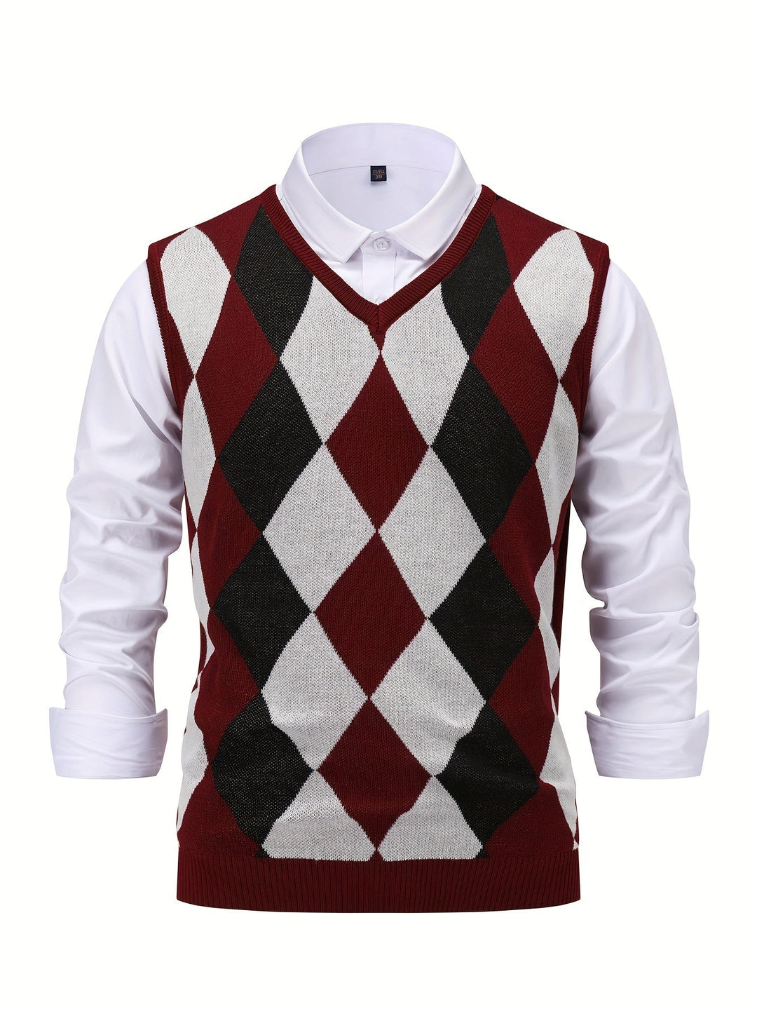 Chandler | Klassieke Argyle Sweater Vest