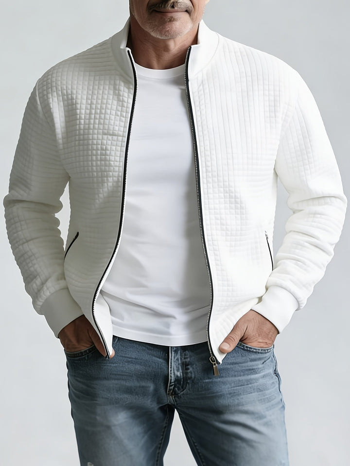 Sullivan | Textured Stand-Collar Jast