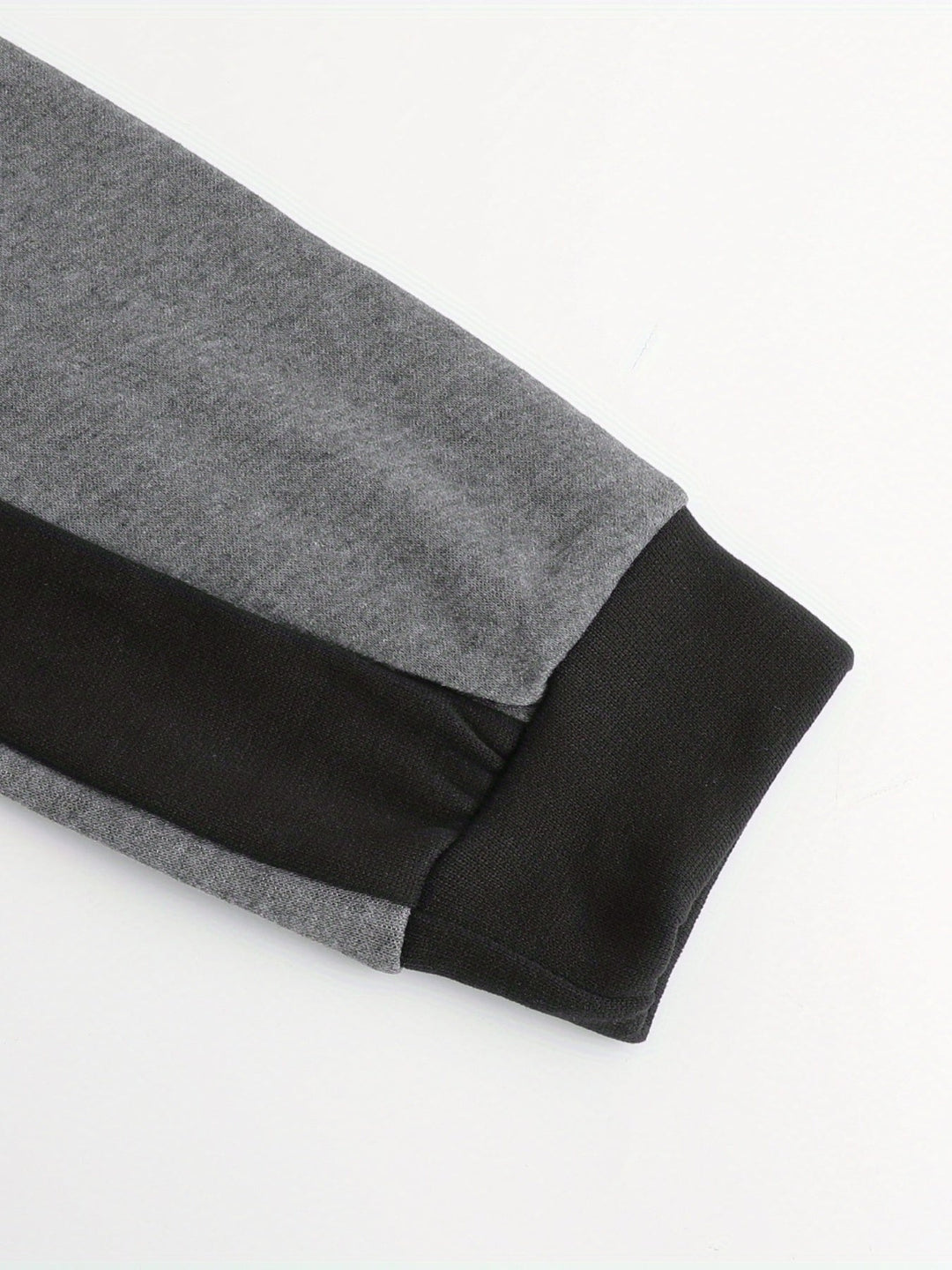 Bryce | Kleurblok Rits-Hoodie Jas