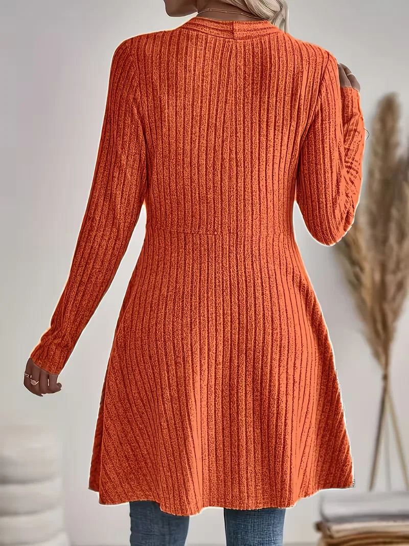 Zwarte cardigan met V-hals