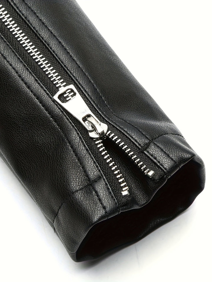 Mabel | Gestructureerde Zip-Front Moto Jast