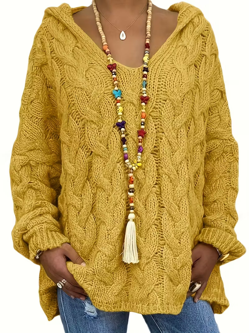 ISLA – CHUNKY BREI HOODED SWEATER