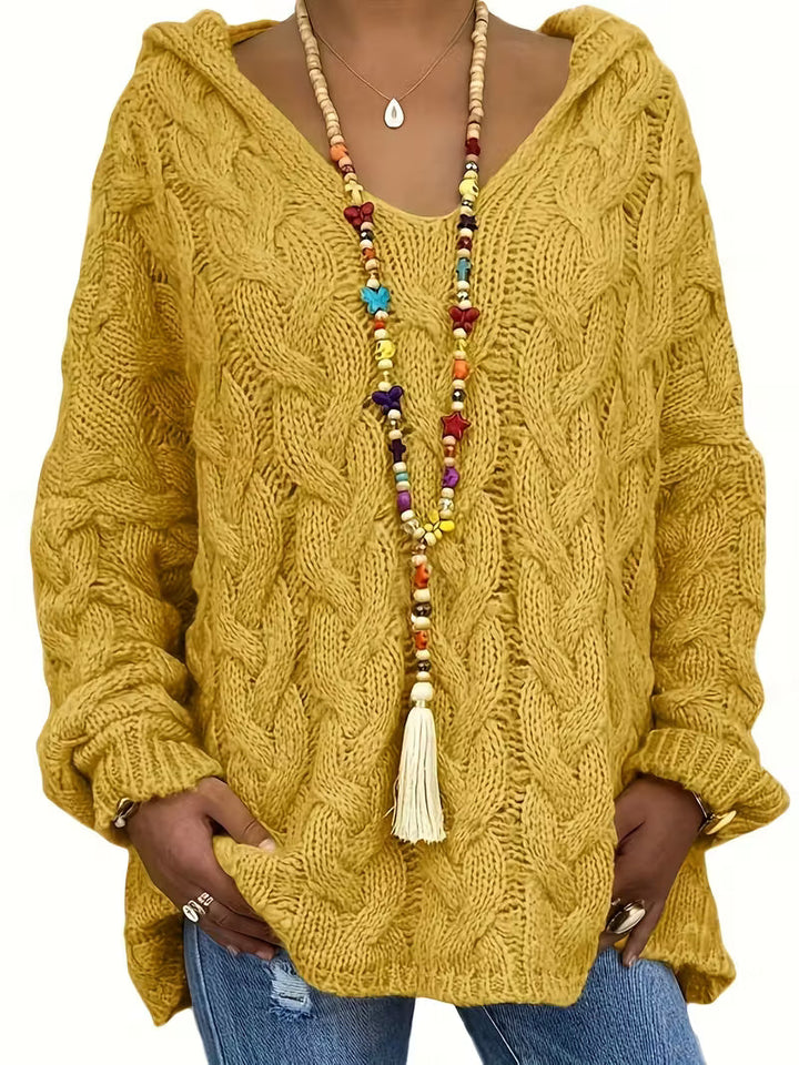 ISLA – CHUNKY BREI HOODED SWEATER